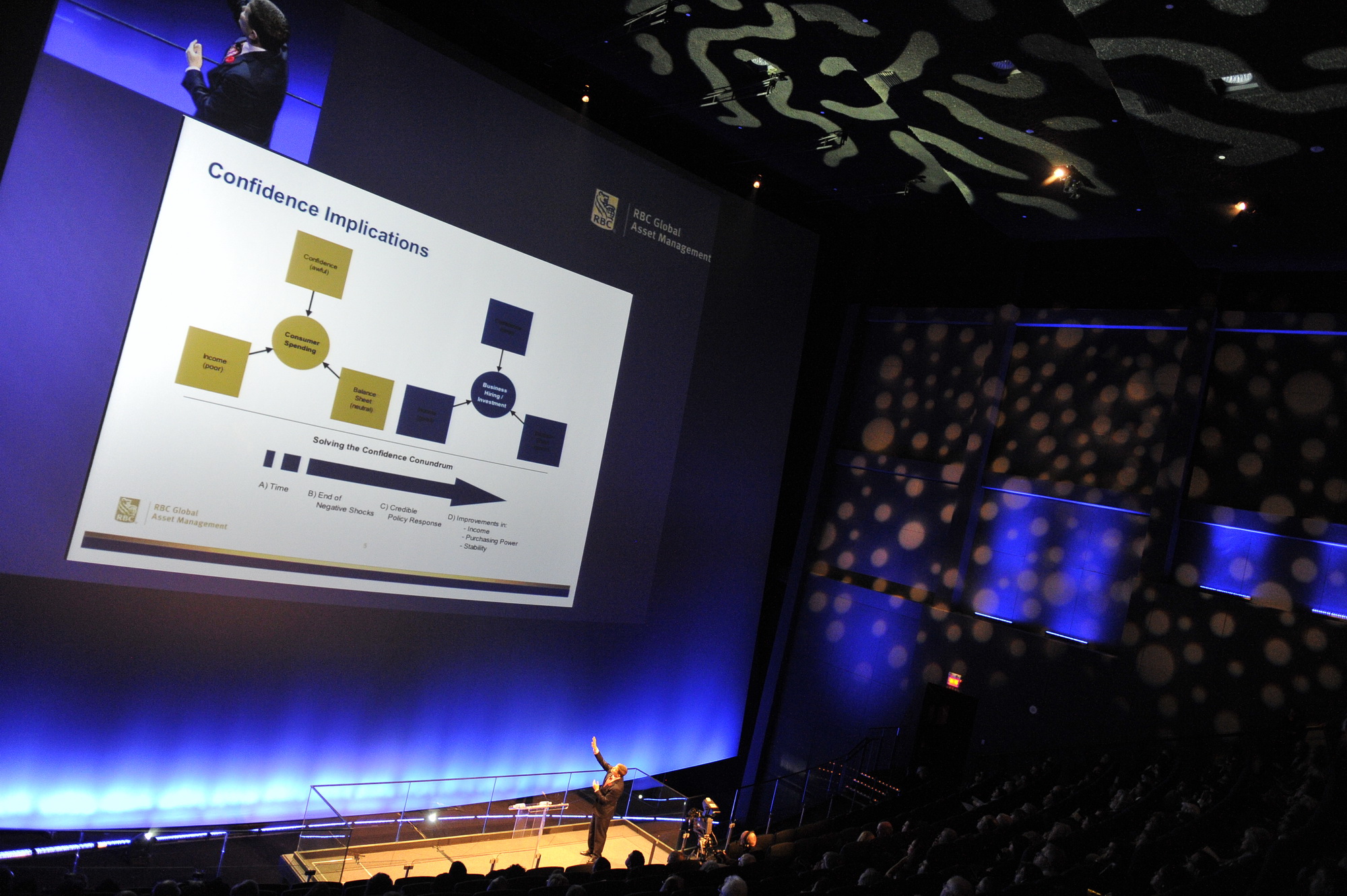 Le cinéma imax® telus et son hall Vieux Port de Montréal