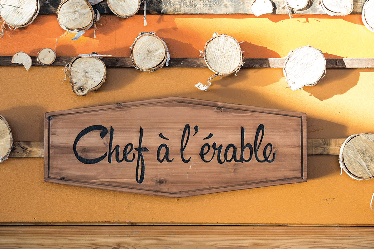 Un chef à l'érable