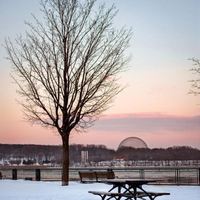 Le cinéma imax® telus et son hall Vieux Port de Montréal